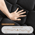 thumbnail image 6 of Mronae 12" Full Mattress,Black Cooling Gel Memory & Spring Hybrid Medium Comfort Full Size Mattress in a Box,Audlt,CertiPUR-US, 6 of 9