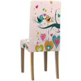 thumbnail image 4 of RYLABLUE Valentine Day Stretch Chair Cover Protector Seat Slipcover for Dining Room Hotel Wedding Party Set of 4, 4 of 5