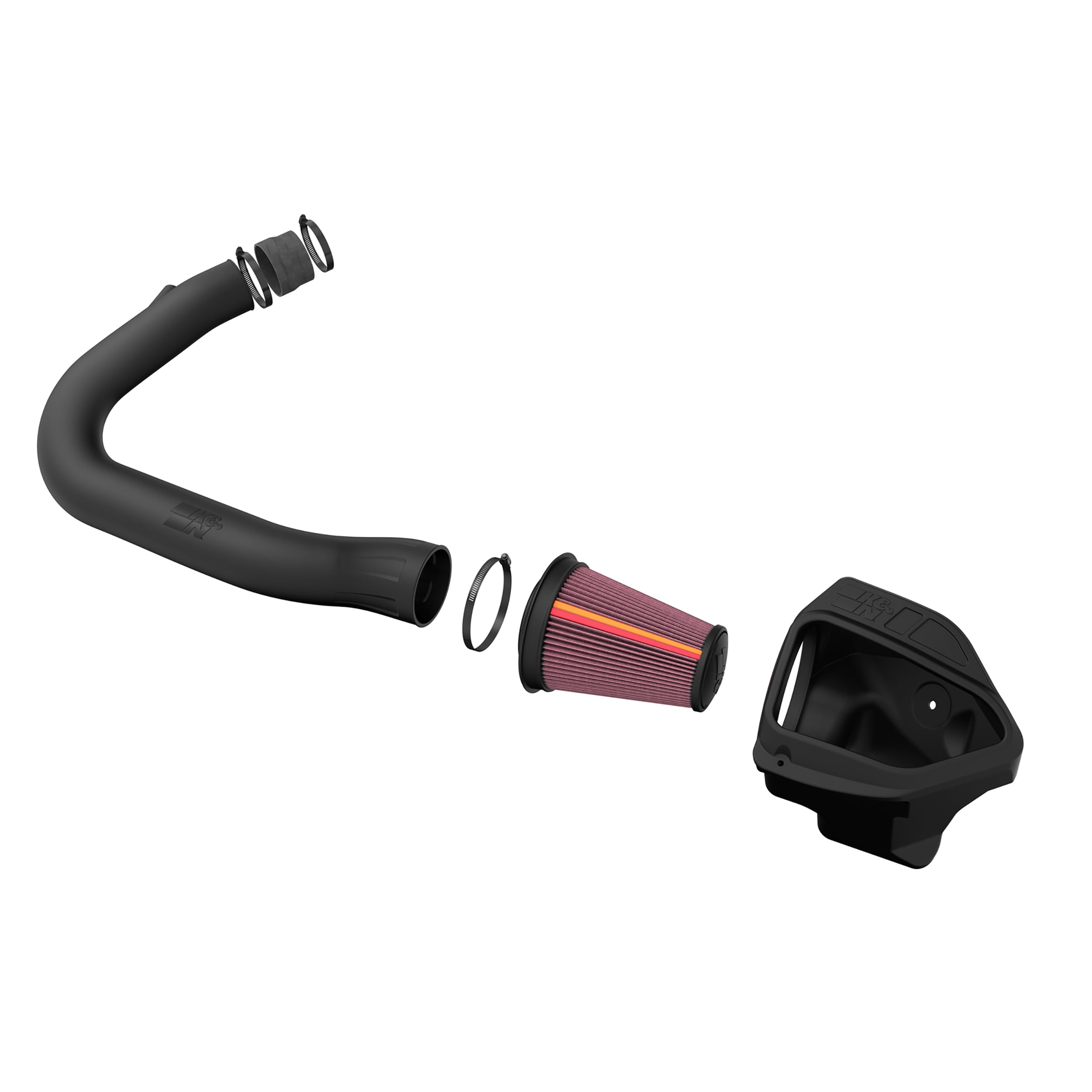 K&N Performance NextGen Cold Air Intake System: Easy Installation, Engineered to Maximize Airflow, Boost Horsepower & Torque, 50-2544