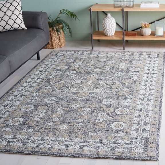 Safavieh Antiquity Jarred Trellis Area Rug, Ivory/Brown, 5' x 8'