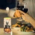 thumbnail image 3 of COEQINE Black Cat Fall Pumpkin Maple Flameless Candle with 18-Key Remote Timer Color Changing, Flickering Wick Realistic Votive Electric Candle for Home Kitchen Halloween Decoration, 3 of 7