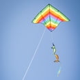 thumbnail image 4 of In the Breeze 3158 — Rainbow Stripe Delta Kite with Spinning Tail — Colorful and Fun Easy-Flying Kite, 4 of 5