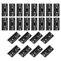 24Pack 2x1 Inch Door Hinges Non-Mortise No-Noise Plating, Dark