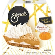Edwards Desserts Limited Edition Pumpkin Spice Creme Pie, 25.90 oz