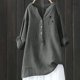 thumbnail image 1 of ICHUANYI Clearance Women's Fashion Casual T-Shirt Short Sleeve V-Neck Sweatshirt Tops Blouse(Gray, XXL) ICHUANYI WER2023081116322, 1 of 3