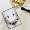 thumbnail image 4 of Jewelry Set for Women with Necklaces Earrings Drop Rhinestone Pendant Necklace and Earrings Jewelry Sets for Women Wedding Costume Engagement Accessories, 4 of 5