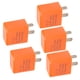 thumbnail image 3 of Wincal Relé Intermitente LED Pin, 5 unids/Set 12V 2 Pin Intermitente de Motocicleta Relé Intermitente LED Ajustable Indicador de señal de Giro, 3 of 8