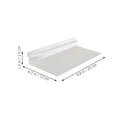 thumbnail image 2 of FUTUREORYY 4Pcs Transparent Shoe Store Display Shelves Plastic Slatwall Floating Wall Shelf, 2 of 8
