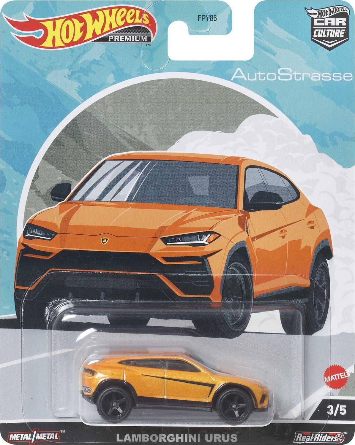 Hot Wheels Car Culture Circuit Legends Lamborghini Urus Vehicle for 3 Years Old & Up