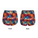 thumbnail image 3 of Balery Colorful Hawaii Palms Pantalones cortos deportivos para mujer con forro y dos bolsillos, elásticos, para entrenamiento, gimnasio, yoga-Large, 3 of 7