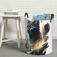 thumbnail image 3 of ZICANCN Laundry Basket Organizer, Cat Kitten Collapsible Hamper for Bathroom Bedroom Laundry Room, Small Size, 3 of 7