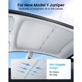 thumbnail image 3 of Parasol para coche REEVAA para Tesla Model Y Juniper, plegable, gris, 3 of 7