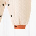 thumbnail image 6 of Gubotare New Born Clothes Baby Boy Newborn Baby Boy Girl Outfit Long Sleeve Knit Romper Jumpsuit Clothes 0 3 6 9 12 18 24 Months (Orange,6-9 Months), 6 of 6