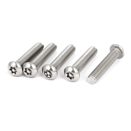 Vis à tête ronde en acier inoxydable 304, bouton Torx à Six lobes, M3