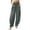 Gray, variant on Utoimkio Women's Linen Baggy Harem Pants Summer Casual Loose High Waisted Lounge Pants for Women with Pockets