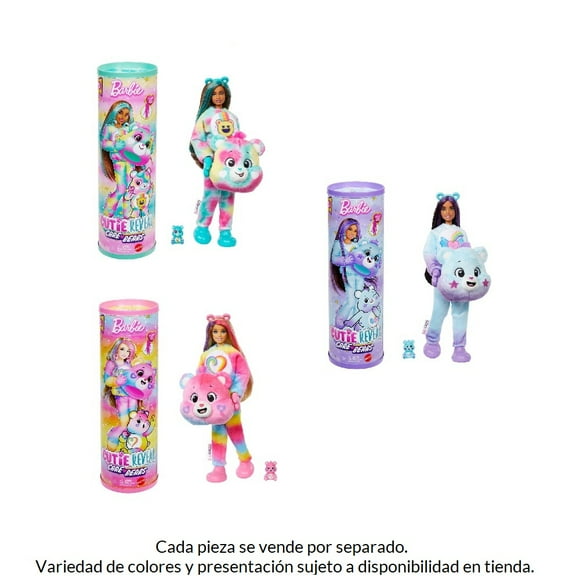 Muñeca Mattel Barbie Ositos Cariñositos Coloridos Sorpresa