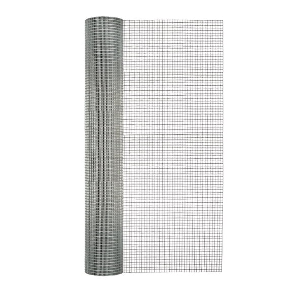 48in H x 50ft L Galvanized Hardware Cloth with 1/2in Openings