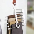 thumbnail image 5 of Juego de 2 perchas para pantalones de acero inoxidable que ahorran espacio, 5 of 5