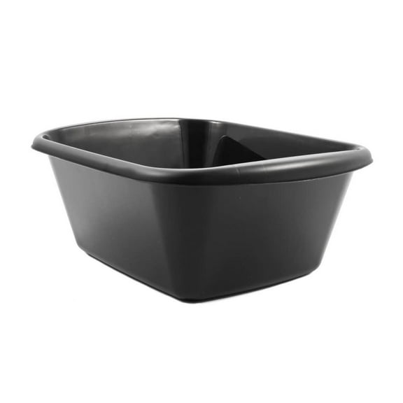 RV/Marine Mini Dish Pan | Holds Up to 9 Quarts | Dishwasher Safe | Black (43515)