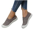 thumbnail image 7 of Women's Orthopedic Walking Shoes - Lightweight, Loose Fit, Breathable, Mesh-Comfortable, Soft Sneakers Coffee 7, 7 of 7