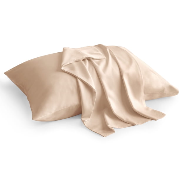 Set de 2 fundas de almohada BEDELITE de bambú rayón, tamaño estándar