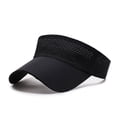 thumbnail image 3 of Men Temperament Ventilate Solid ColorPunched Leisure Sunscreen Sunshade Hat, 3 of 4