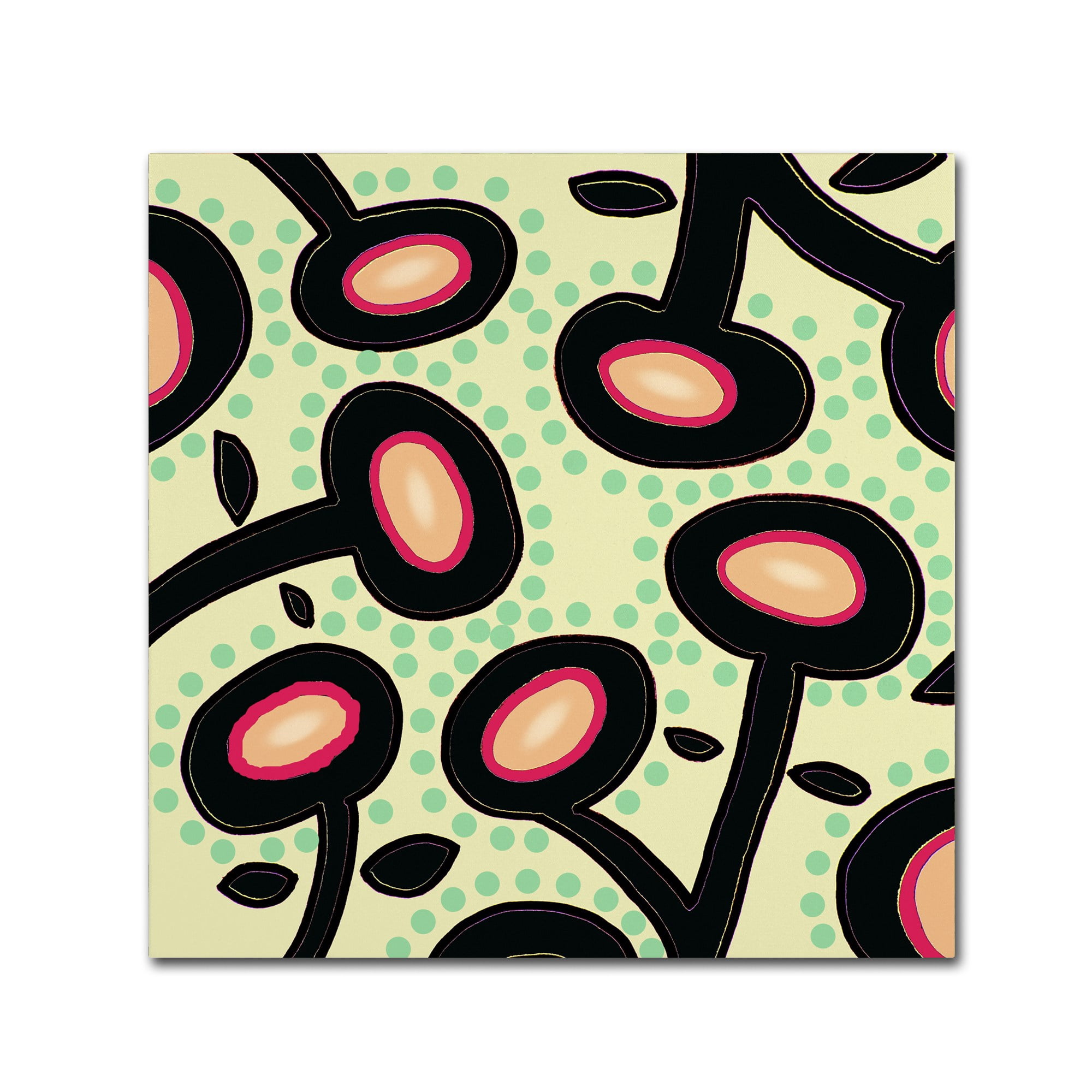 Trademark Fine Art "Mon Jardin" Canvas Art by Sylvie Demers
