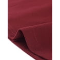 thumbnail image 5 of Agnes Orinda Women's Plus Size Blazer Button Notch Panel Ruffle Peplum Blazers with Pocket 3X Burgundy, 5 of 7