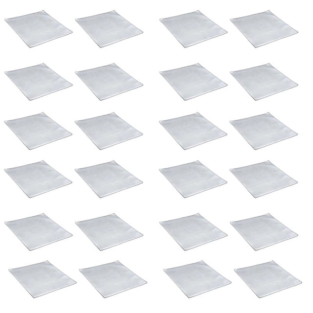 100PCS OPP Gel Record Protective Cover for Turntable Player LP Vinyl Record Bag Self-Adhesive