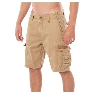 Rip Curl KHAKI Men's Classic Surf Trail Cargo Walk Shorts, US 34