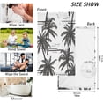 thumbnail image 3 of GZHJMY Palm Trees Hand Towel Cotton Soft Absorbent Bath Hand Towels Decor, Multipurpose for Kitchen, Hotel, Spa, Yoga, Gym, Set of 2, 3 of 7