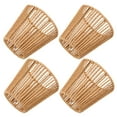 thumbnail image 1 of OULII 4pcs Lamp Shades Paper Rope Khaki Decorative Use For Living Room Bedroom, 1 of 8