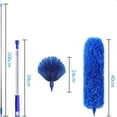 thumbnail image 6 of 8PCS Microfiber Duster with Detachable Extension Pole(Stainless Steel) 30-100" Duster Cleaning Kit for Cleaning Fan Cobweb, Washable Lightweight Duster for Ceiling Fan Webs, Blinds, 6 of 10