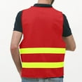 thumbnail image 6 of AnuYalue Hi Vis Vest for Men High Visibility Reflective Safety Vest Construction Work Night Protective Sleeveless Jacket, 6 of 7
