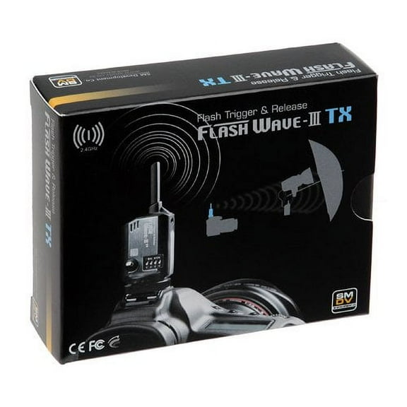 SMDV 16 Channel, Flash Wave III Radio Trigger 2.4 GHz Transmitter, -- Flash Wave III transmitter TX, for Canon, Nikon, Pentax, Olympus, Nissin, Flash, and Studio Strobe