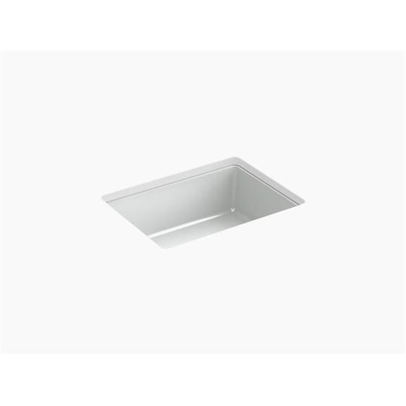 Kohler K-8189 Verticyl 17-1/8" Rectangular Vitreous China Undermount Bathroom Sink - Grey