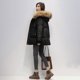 thumbnail image 2 of Chaqueta de algodón de gran tamaño, larga, holgada y acolchada de algodón para mujer con un diseño de chaqueta de algodón, 2 of 5