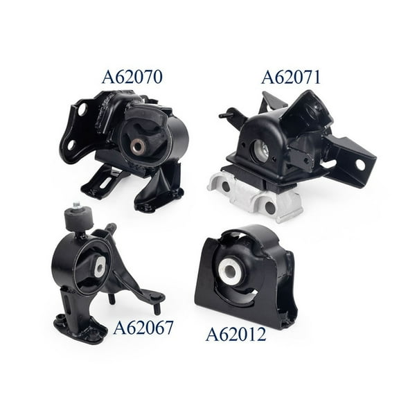 Set of 4 ISA Engine Motor & Transmission Mount Compatible with 2008-2015 Scion xB l4 2.4L Replacement for A62012 A62067 A62070 A62071