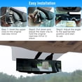 thumbnail image 3 of Car Rearview Mirror TeqHome 11.4in Interior Clip-on Curve Convex Panoramic Anti-Glare Rear View Mirrors with Wide Angle Range Reduce Blind Spot Effectively for Cars SUVs Trucks Van Vehicles, 3 of 9