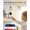thumbnail image 6 of ZUMIMALL 5G Baby Monitor, 2K Indoor Security Camera with Baby Cry Detection, One-Click Call, Auto Tracking, Support Alexa, 6 of 13