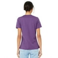 thumbnail image 2 of BELLA + CANVAS - Women’s Relaxed Jersey Tee - 6400 - Royal Purple - Size: L, 2 of 2