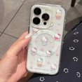 thumbnail image 2 of Nueva carcasa magnética de Hello Kitty para teléfono Apple 15promax 14plus, funda de dibujos animados para iPhone 15, 2 of 5