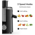 thumbnail image 4 of SiFENE 350W Compact Centrifugal Juicer Machine, Juice Maker for Vegetable and Fruit with 3 Speed Setting, Easy to Clean, Black, 4 of 8