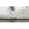 thumbnail image 5 of Unique Loom Oasis Collection Area Rug - Breeze (4' x 6' Rectangle Gray/Ivory), 5 of 7