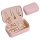 thumbnail image 2 of Caja de Almacenamiento Portátil de Exhibición de Cuero D Rosado Sunnimix Tamaño 10.5x3.5x6.5cm, 2 of 7
