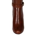thumbnail image 4 of Nature Breeze Bella-02 New Women PU Almond Toe Quilt Strap Knee High Wedge Boot, 4 of 5