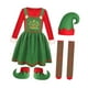 thumbnail image 5 of Disfraz de elfo navideño. Trajes de elfo para Navidad, fiestas, cumpleaños y actuaciones. Para mujer XL, 5 of 9