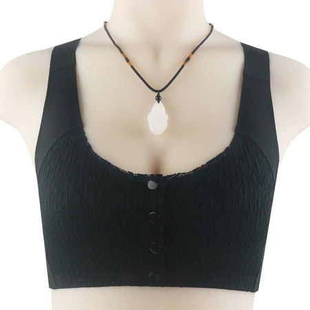 

eczipvz Lingerie for Women Naughty Bra for Women Support Seamless Full Coverage Non Padded Everyday Plus Size Black XXL
