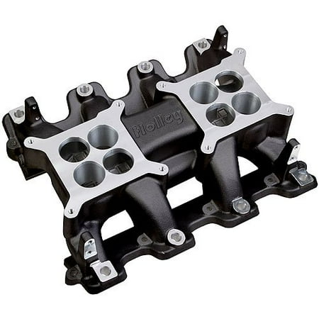 Holley 300-134BK LS Multi-Port EFI Dual Throttle Body Intake Manifold ...