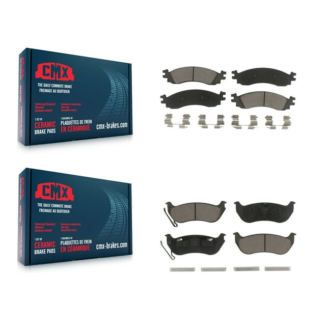 CMX Front Rear Ceramic Brake Pads Kit for Car Ford Explorer Sport Trac Mercury Mountaineer KCX-100001